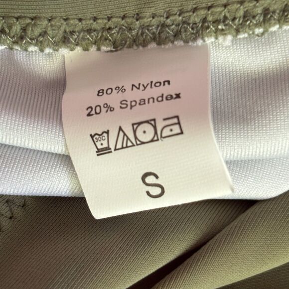 2 Piece Crisscross Strap Across Body Ruched Full Coverage Bottom Swimsuit Sm. #A - Picture 8 of 8